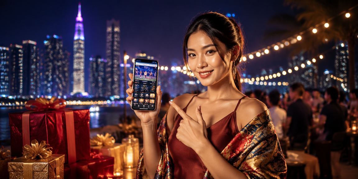 Người dùng tại bãi biển TP. Hồ Chí Minh truy cập casino trực tuyến trên điện thoại di động